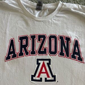 Arizona Wildcats, white short sleeve t-shirt, Adult L #beardown